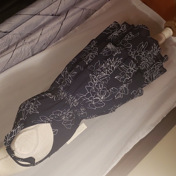 Pinch Tiered Mini Dress Navy Blue Small - Picture 4 of 8